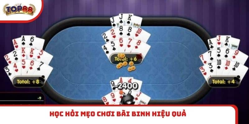 Học hỏi mẹo chơi bài Binh hiệu quả