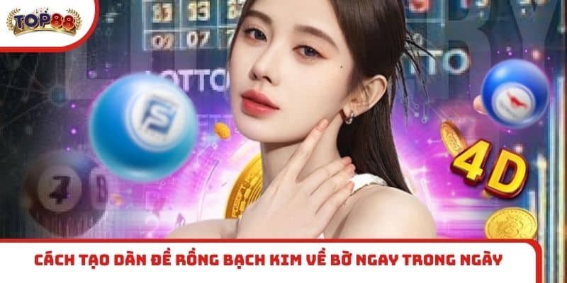 Cách tạo dàn đề rồng bạch kim về bờ ngay trong ngày