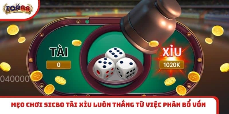 Mẹo chơi Sicbo Tài Xỉu luôn thắng từ việc phân bổ vốn