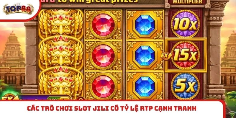 Các trò chơi slot Jili có tỷ lệ RTP cạnh tranh